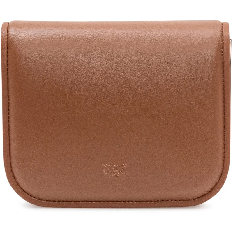 Pinko Schultertasche Borsa Love Box Mini con Patta beige(Image 4)