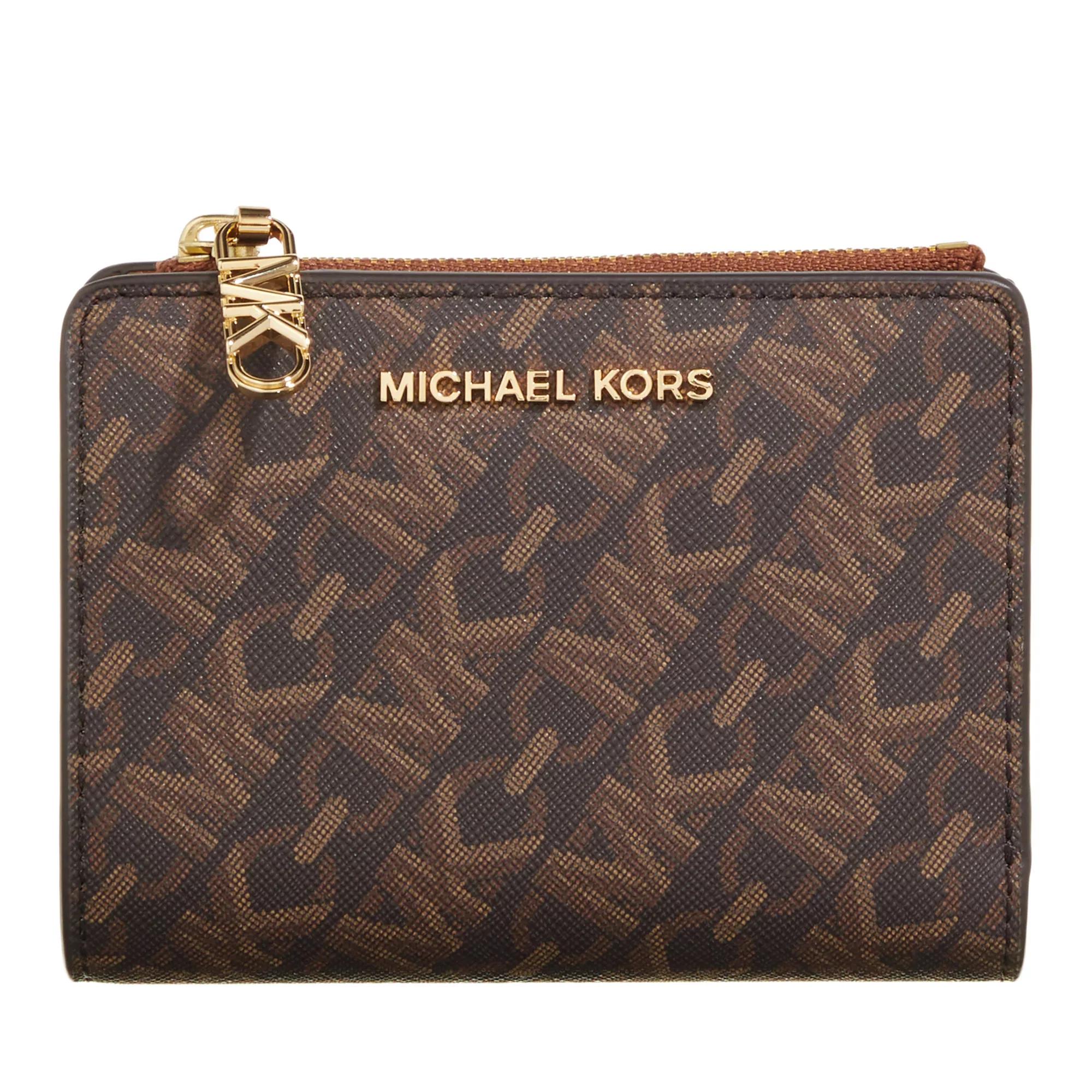 Michael kors brown wallet best sale