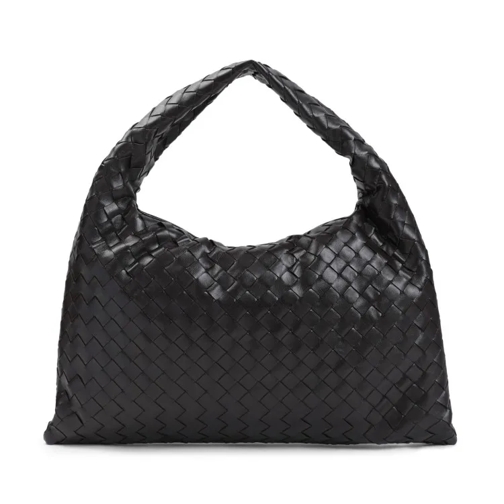 Bottega Veneta Leather Small Hop Bag Black Hobo Bag