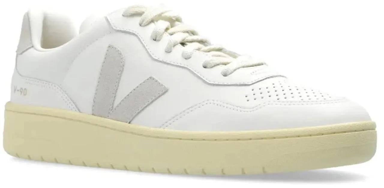 Thumbnail - Veja Low-Top Sneaker - V-90 O.T. Leather Sneakers - Gr. 42 (EU) - in Weiß - für Damen