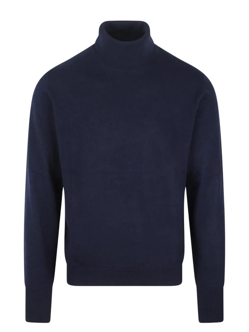 Thumbnail - Drumohr - Turtleneck Sweater - Größe 52 - blau