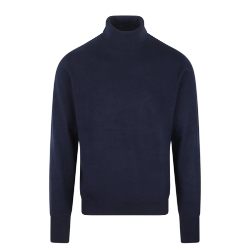 Drumohr Pull Turtleneck Sweater Blue