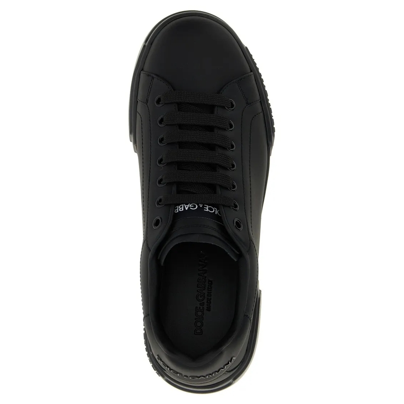 Dolce&Gabbana Low-Top-Sneaker 'Portofino' Sneakers Black(Image 4)