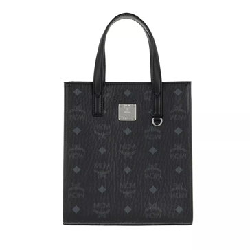 MCM Klara Visetos Tote Mini Black Tote