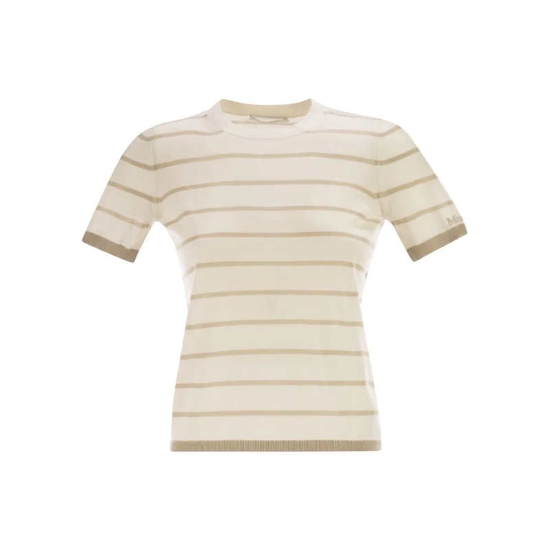 Max Mara Trui Mxpfavetta - Cashmere And Silk Knit Jumper Neutrals
