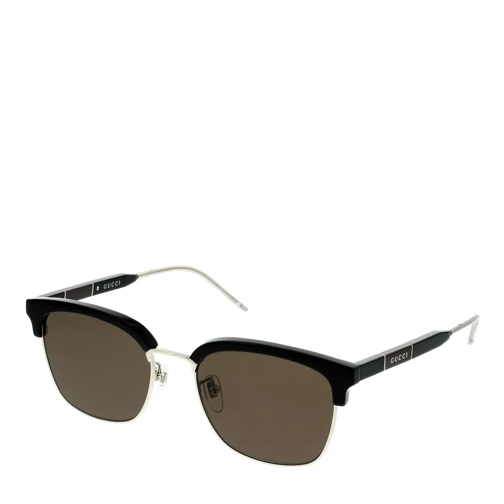 Gucci GG0846SK-002 55 Sunglass MAN ACETATE Black Solglasögon