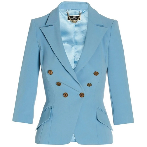 Elisabetta Franchi Übergangsjacke Jacket Lightblue blau