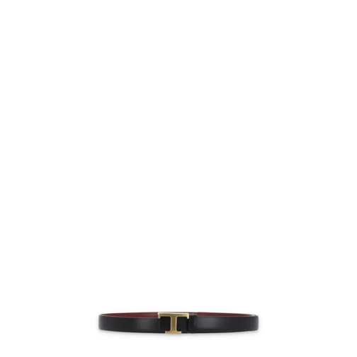 Tod's Ceinture Reversible Leather Belt Black