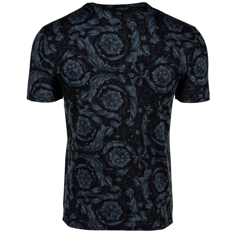 Versace Hemd UNDERWEAR T-SHIRT STRETCH ORGANIC JERSEY BAROCCO S schwarz(Image 2)
