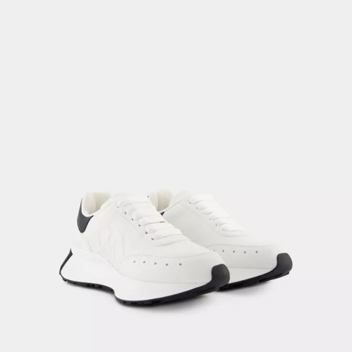 Alexander McQueen sneaker basse Sprint Runner Sneakers - Leather - White/Black White (Image 2)