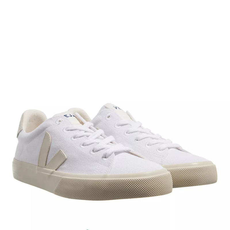 Veja Low-Top-Sneaker Campo CA White Pierre