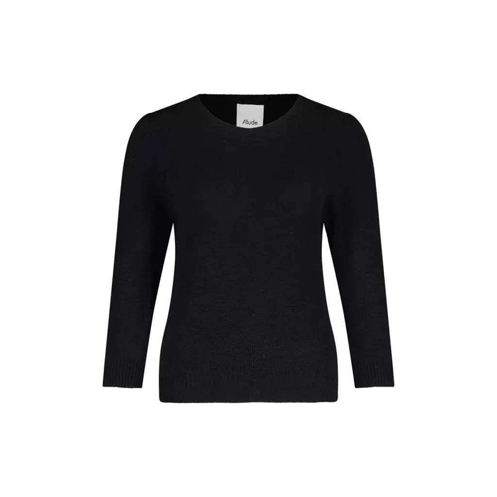 Allude - Pullover aus Woll-Kaschmir-Mix - Größe S - black