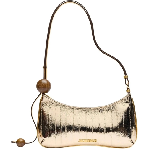 Jacquemus Sac à bandoulière Le Bisou Perle Shoulder Bag gold