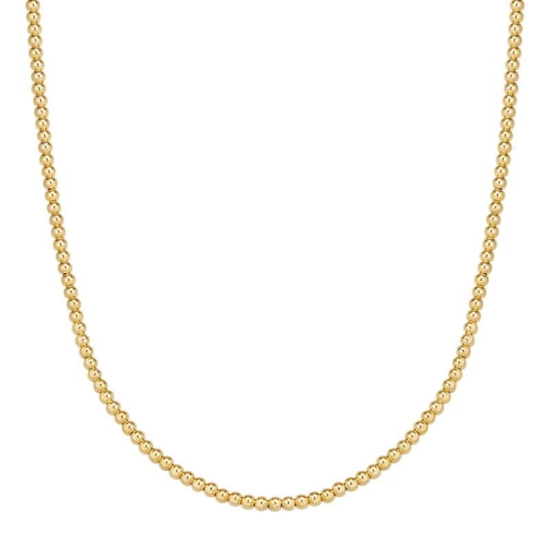 Glanzstücke München Mittellange Halskette Sterling Silber Halskette gold