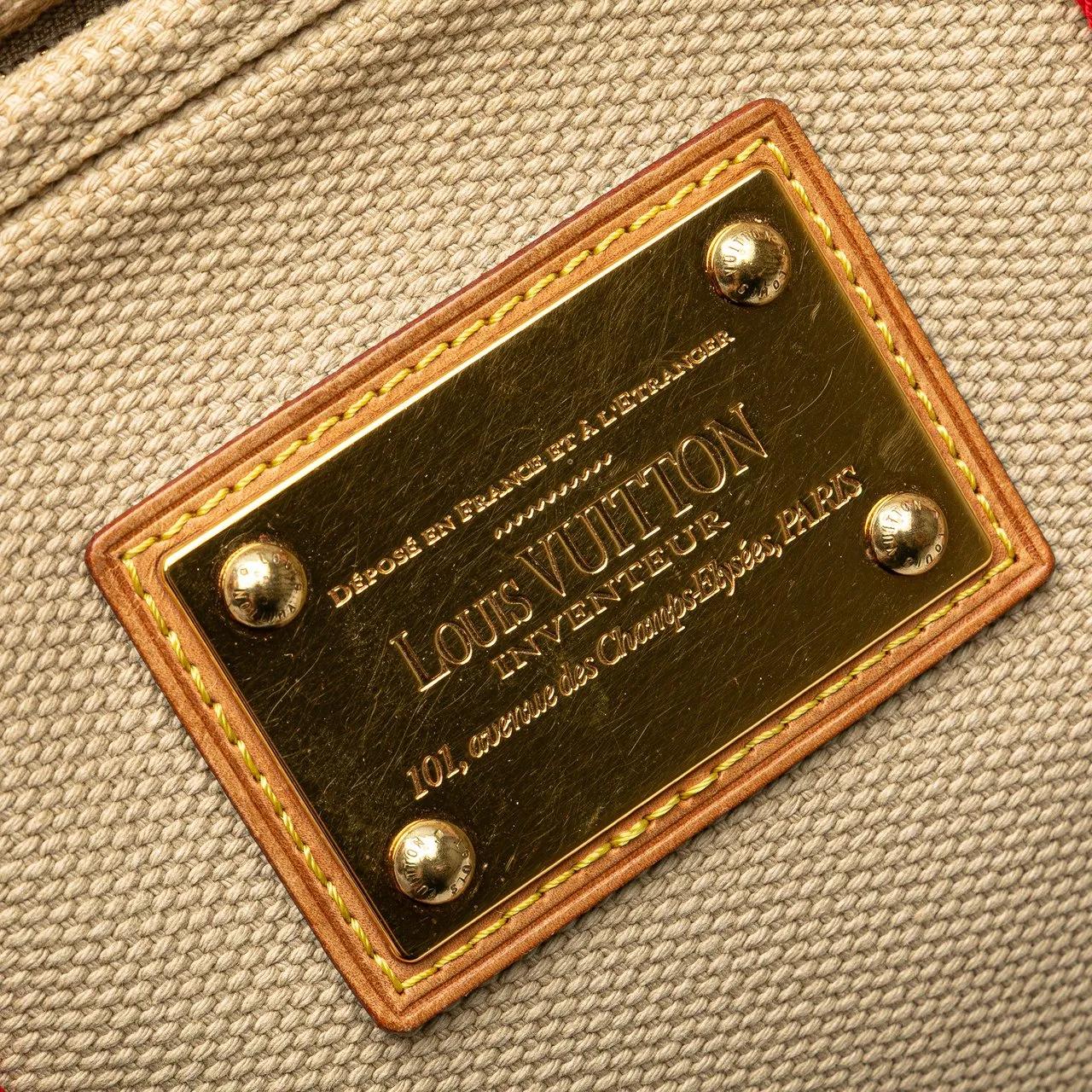 Thumbnail - Louis Vuitton Shopper - Antigua Cabas MM - Gr. unisize - in Braun - für Damen