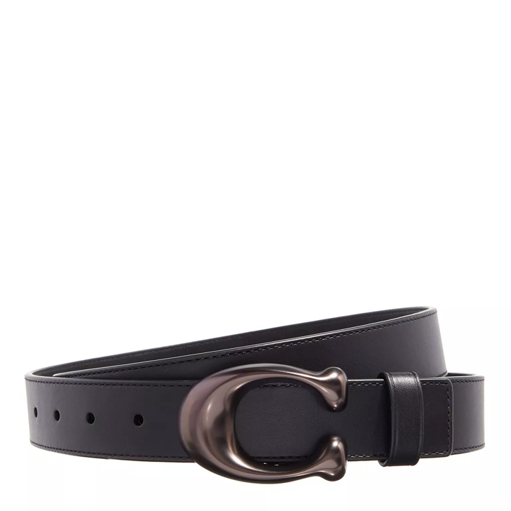 Black coach belt sale
