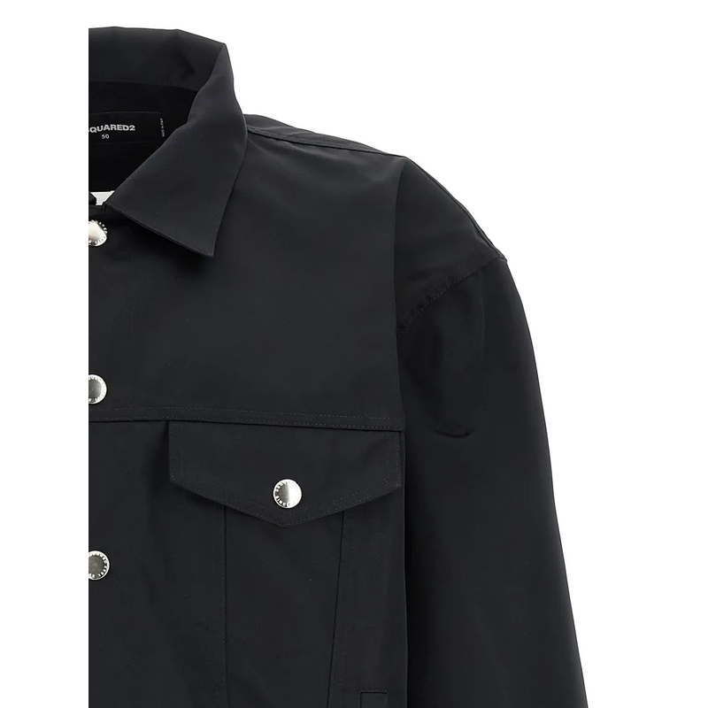 Dsquared2  Ever Jean D2' Jacket Black(Image 6)
