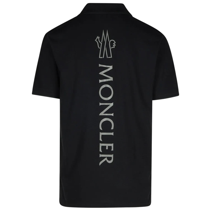 Black moncler polo online