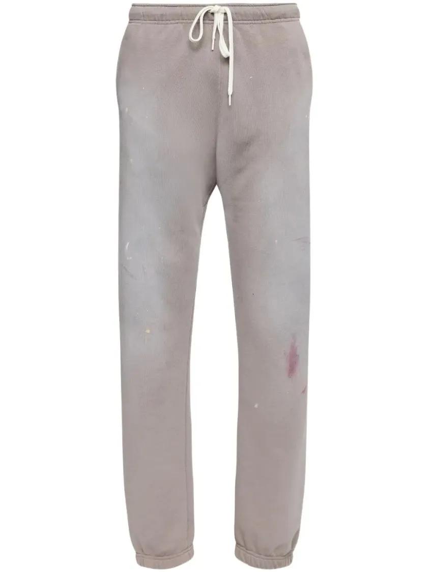 Thumbnail - MM6 Maison Margiela - Numbers-Motif Track Pants - Größe 48 - beige