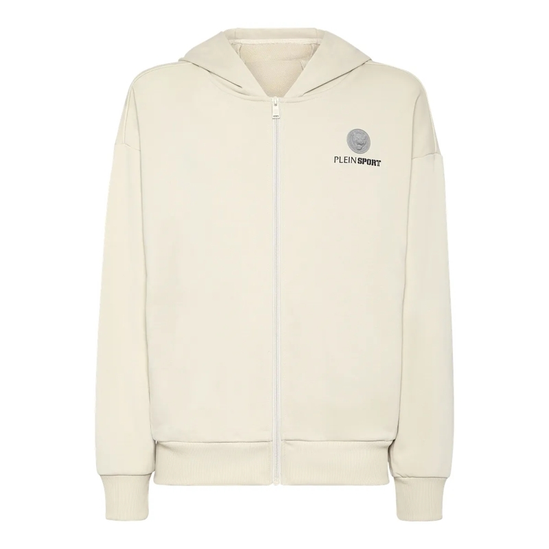 Plein Sport Top Sweatjacke Mit Kapuze Scratch grau