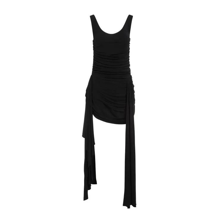 Mugler - Crafted In Viscose And Polyamide Blend Dress - Größe 36 - schwarz