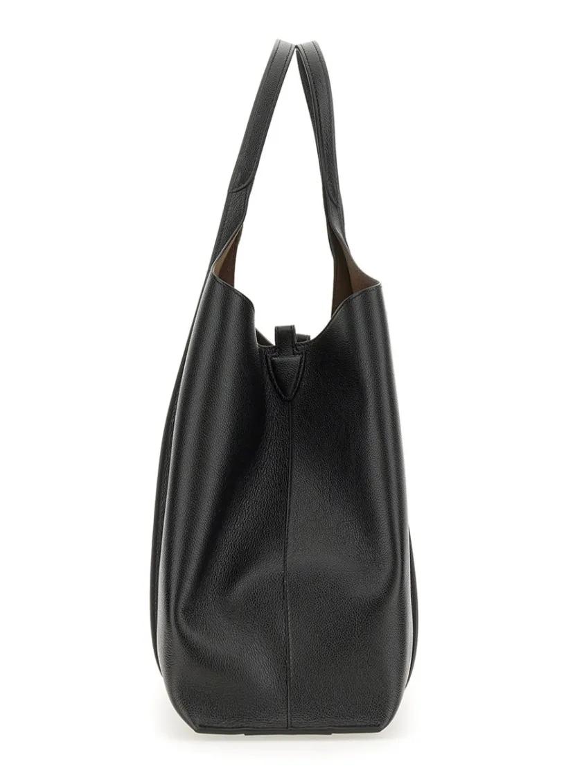 TOD'S Shoppers & Totes T Timeless Medium Shopping Bag in zwart