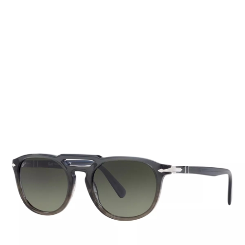 Persol 0PO3279S Sunglasses Gray Gradient Striped Green Solglasögon