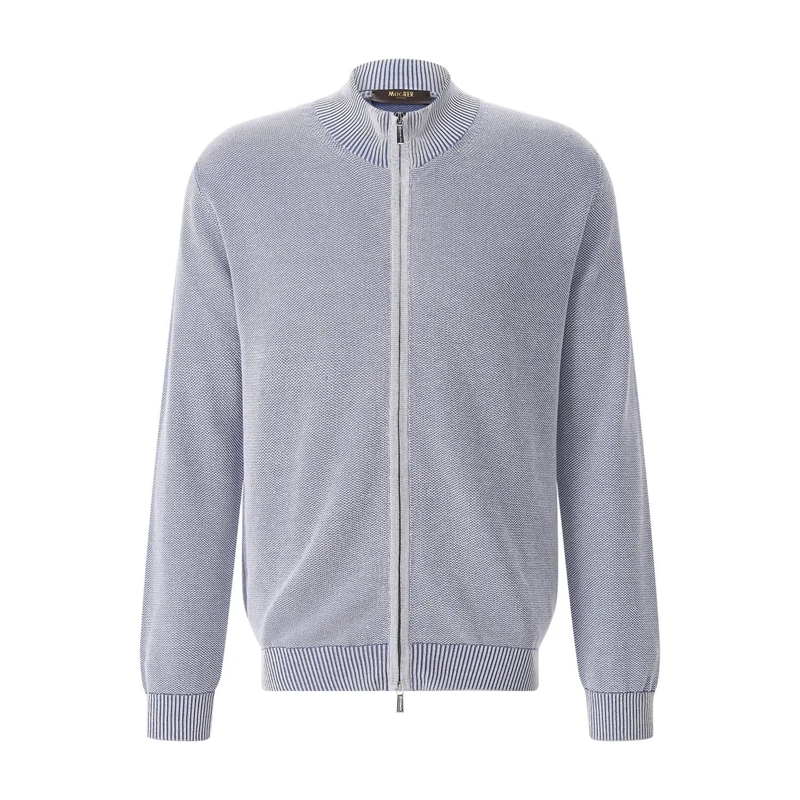 Moorer Overgangsjas Strickjacke Urbino blau