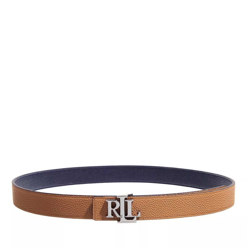 Lauren Ralph Lauren Ledergürtel Rev Lrl 30 Belt Medium Refined Navy/Camel(Image 4)
