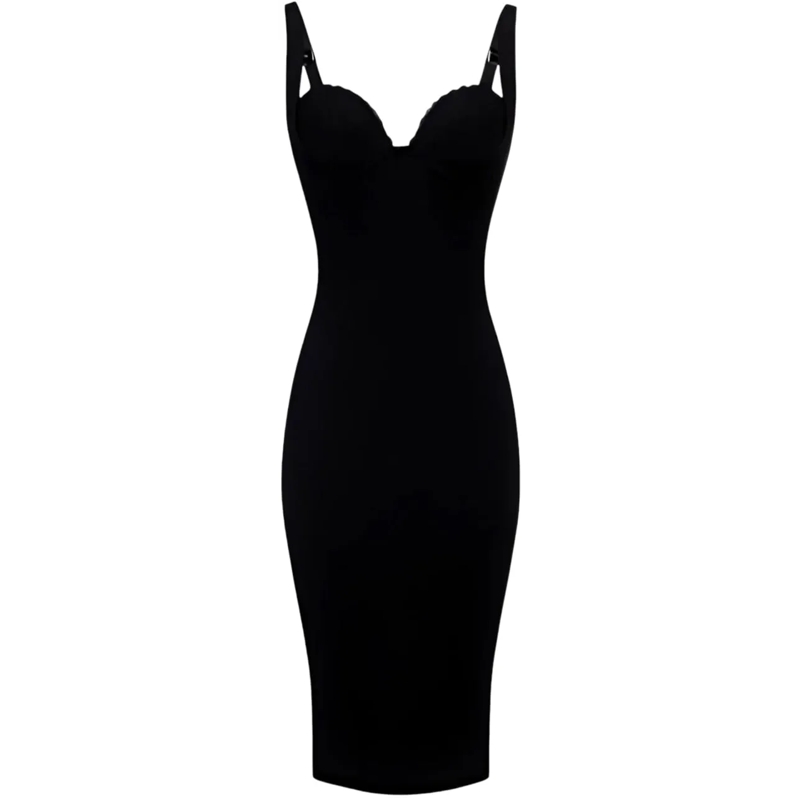 Elisabetta Franchi Robe midi Dresses Black schwarz