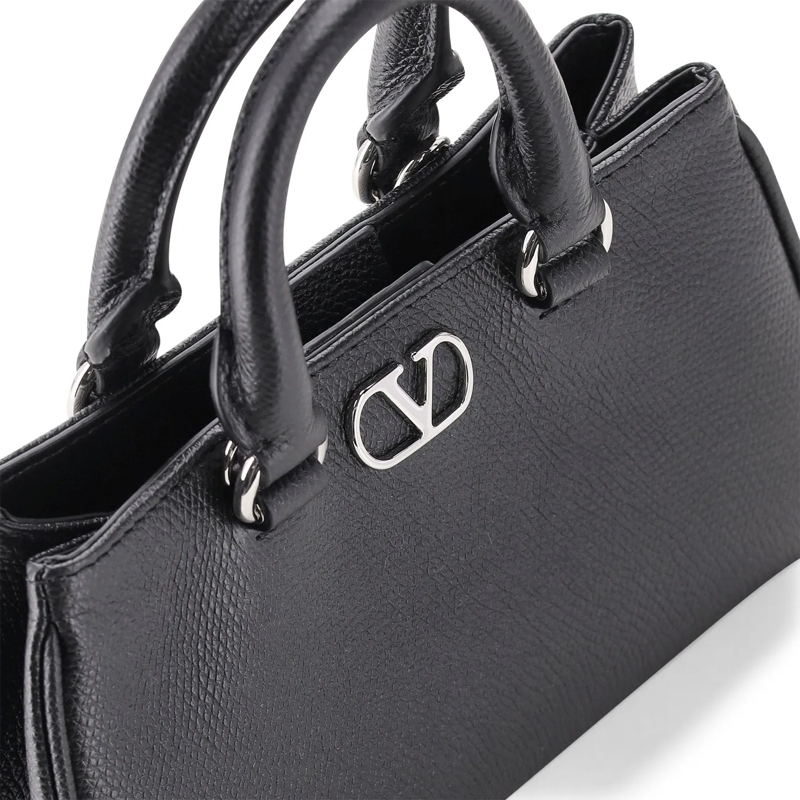 Valentino Garavani Crossbodytas Handtasche aus Leder schwarz(Image 5)