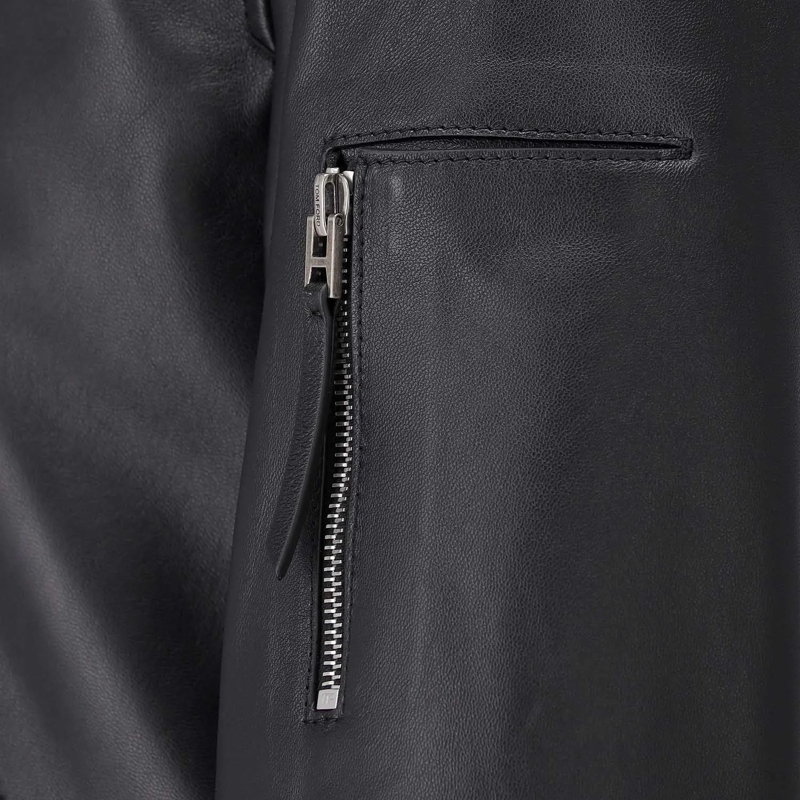 Tom Ford Übergangsjacke Blouson aus Nappaleder schwarz(Image 7)
