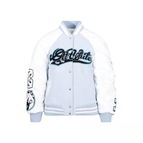 Off-White Light Blue Leather Moon Wheel Varsity Blue 