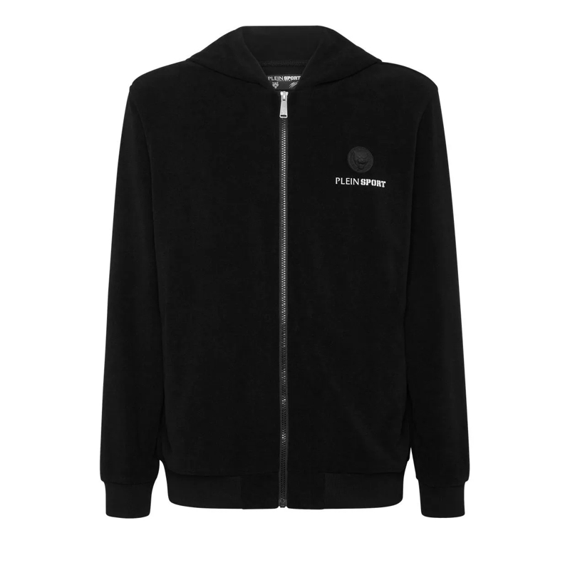 Plein Sport Sweatjacke Kapuzen-Sweatjacket schwarz
