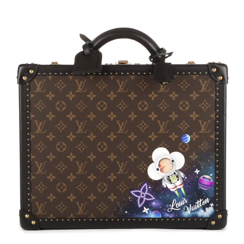 Louis Vuitton Crossbody Bag Ltd. Ed. Vivienne Astronaute Cotteville Trunk 40 braun