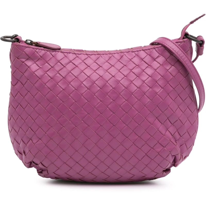 Bottega Veneta Sac à bandoulière Nappa Intrecciato Crossbody lila