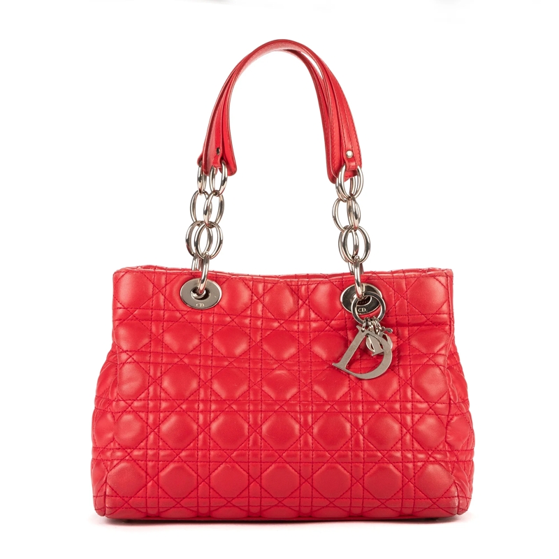 Christian Dior Crossbody Bag Soft Tote rot