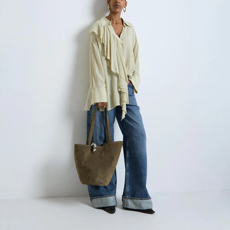 Jacquemus Schoudertas Le Bambola Moyen Khaki(Image 2)