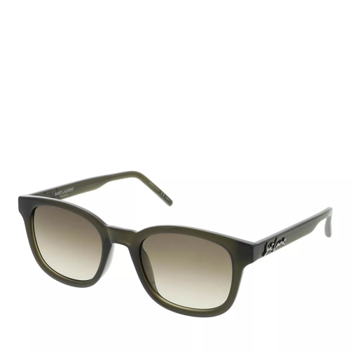 Saint Laurent SL 406-004 51 Sunglass MAN INJECTION Green Sunglasses