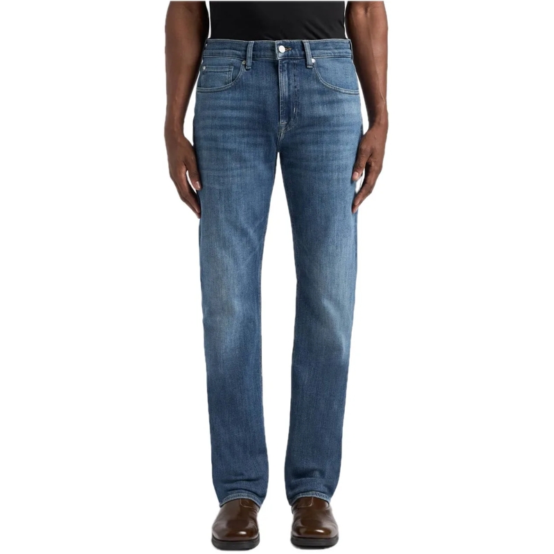 Seven for all Mankind Jeans mit geradem Bein The Straight Estate Mid Blue blau