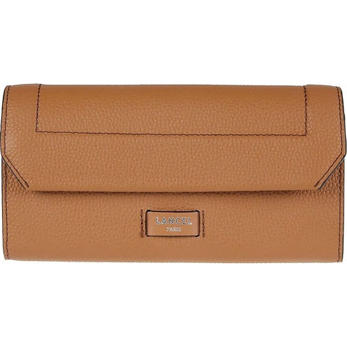 Lancel Porte-monnaie Ninon Slim Flap Wallet Brown schwarz