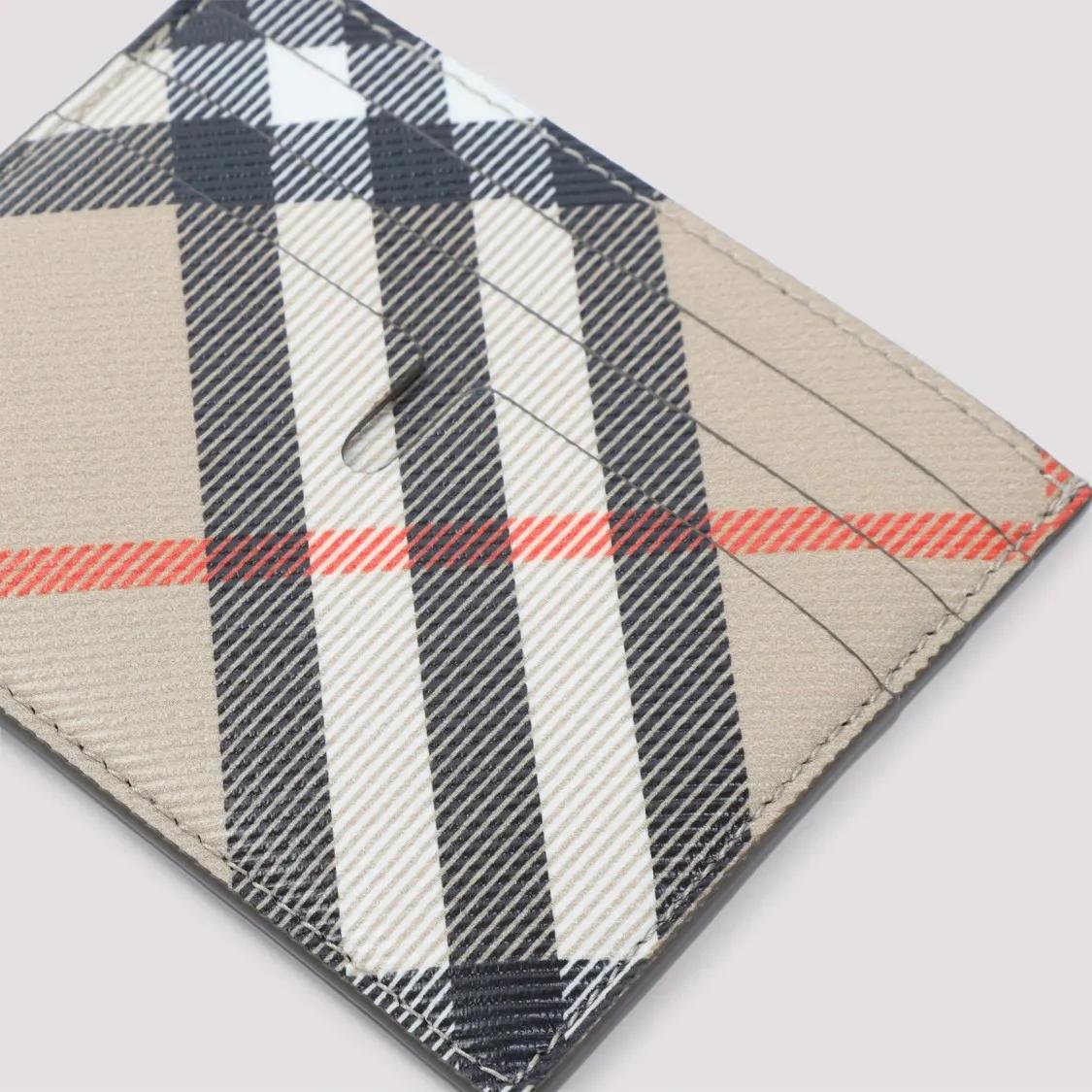 Thumbnail - Burberry Portemonnaies - Sand Beige Tall Sandon Credit Card Case - Gr. unisize - in Beige - für Damen