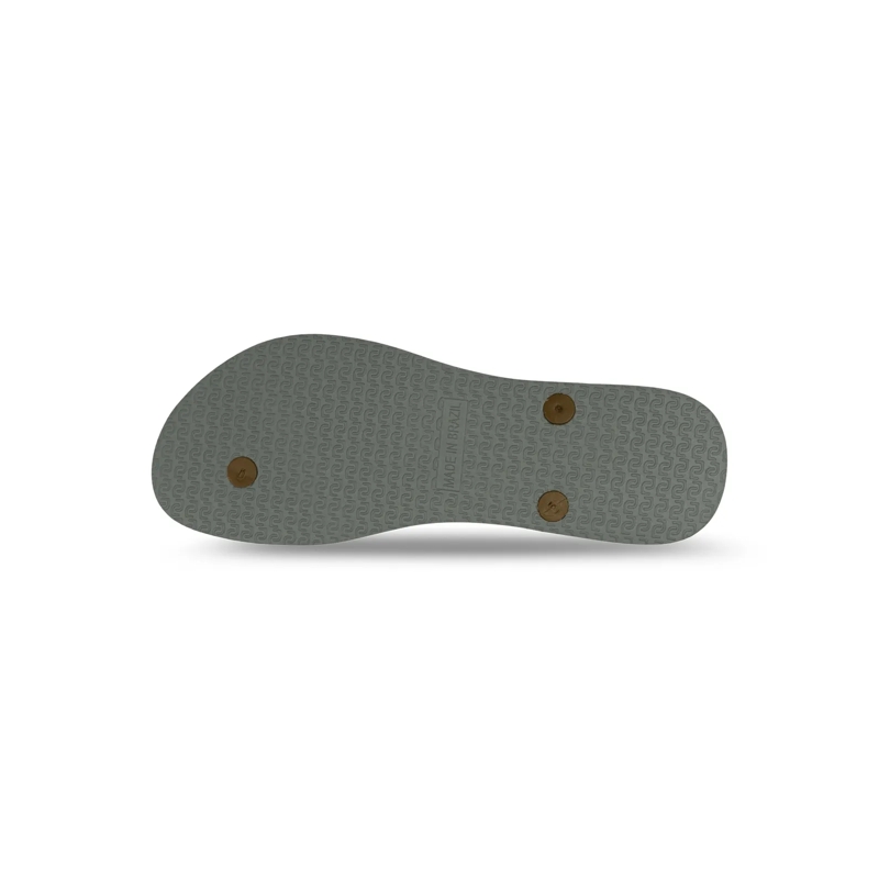 UZURII Flip Flops Zehentrenner Gold Crocodile Switch grün(Image 7)