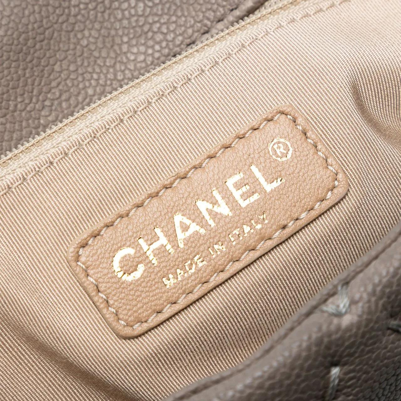 Thumbnail - Chanel Hobo Bags - CC Caviar Wild Stitch Flap - Gr. unisize - in Grau - für Damen