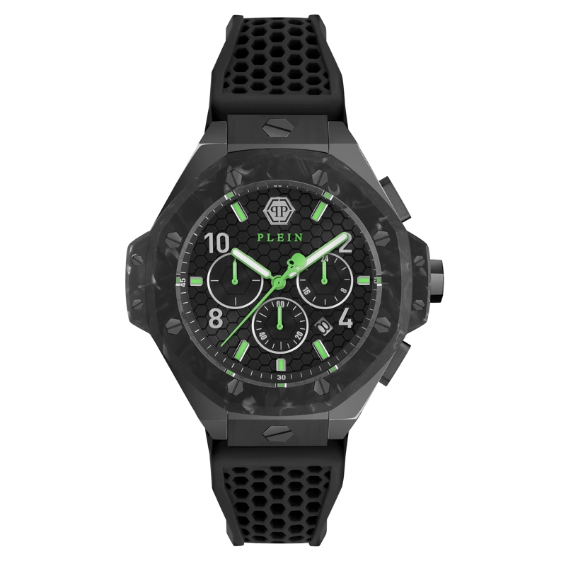 Philipp Plein Chronograph Quarz-Chronographenuhr Plein Chrono Royal 46 Mm schwarz