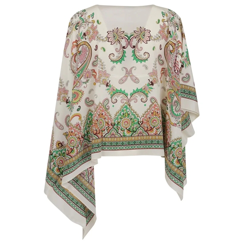 Etro Tunique/caftan Silk Georgette Top With Floral Print And Medallion Multicolor (Image 2)