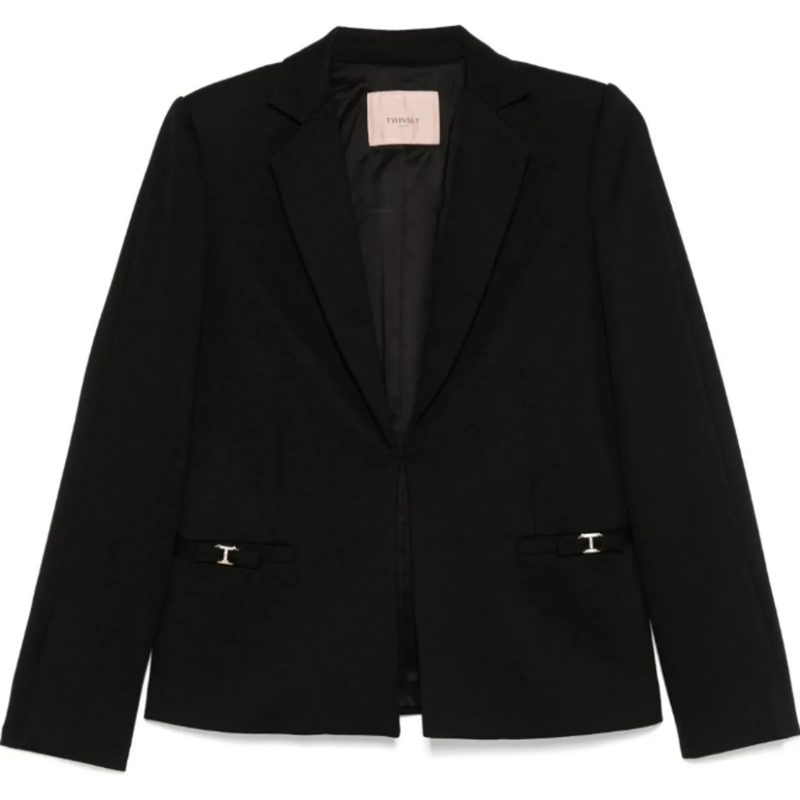 Twin-Set Übergangsjacke Jackets Black schwarz