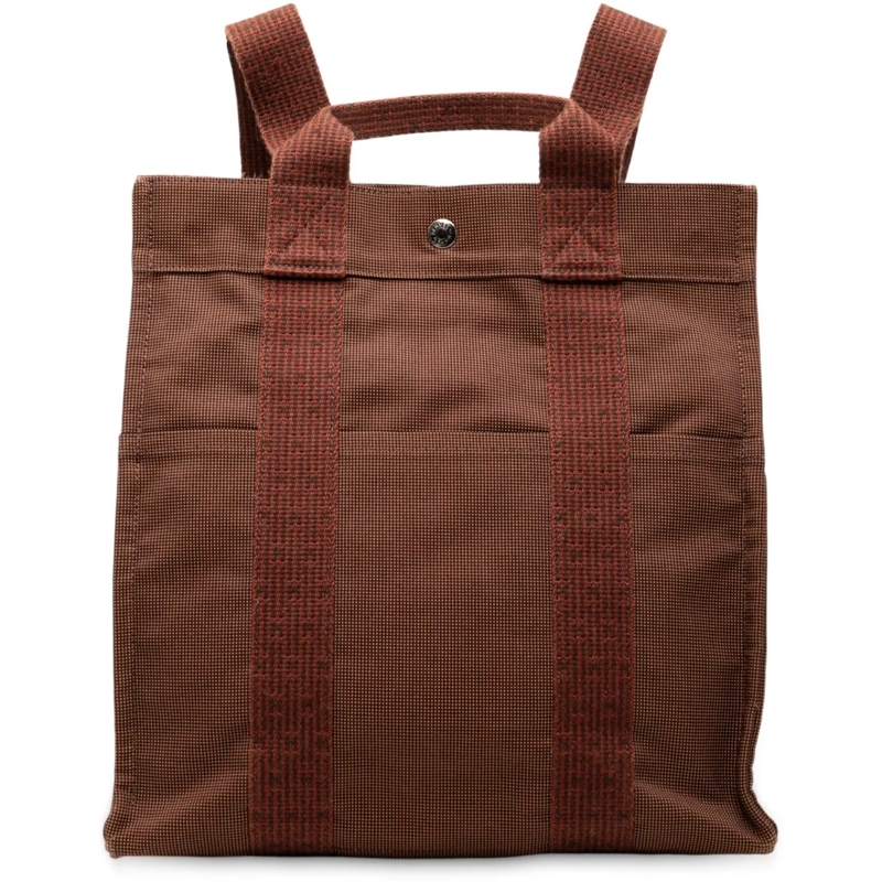 Hermès Rucksack Canvas Herline Backpack PM braun