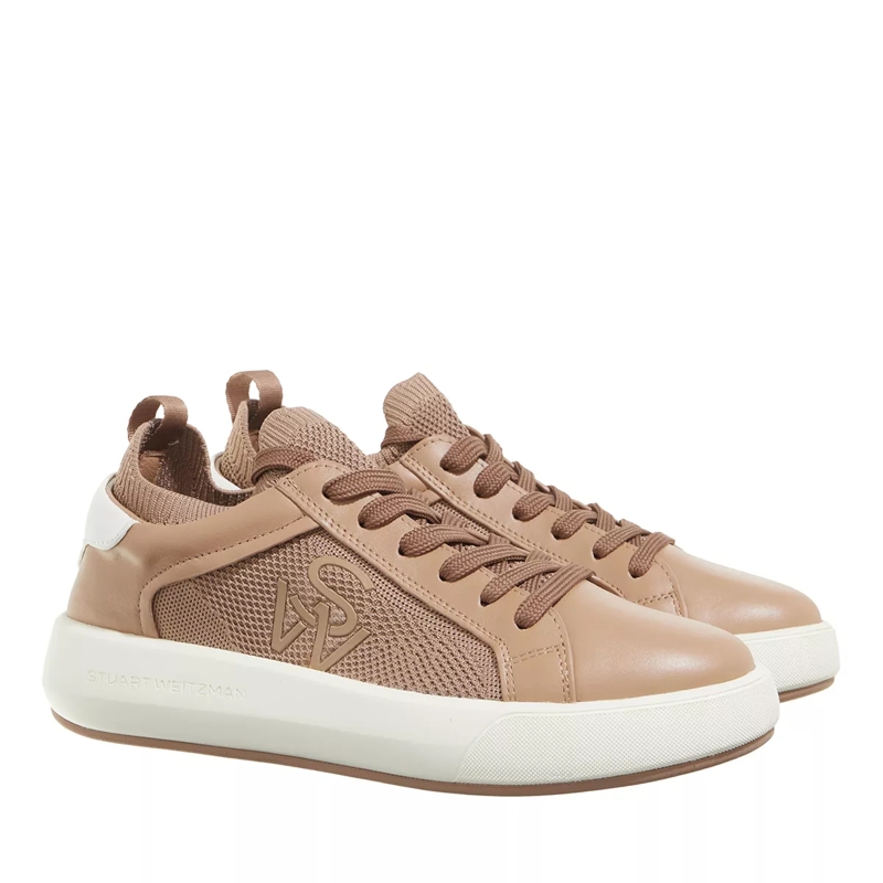 Stuart Weitzman Low-Top-Sneaker 5050 PRO Tobacco/Off White
