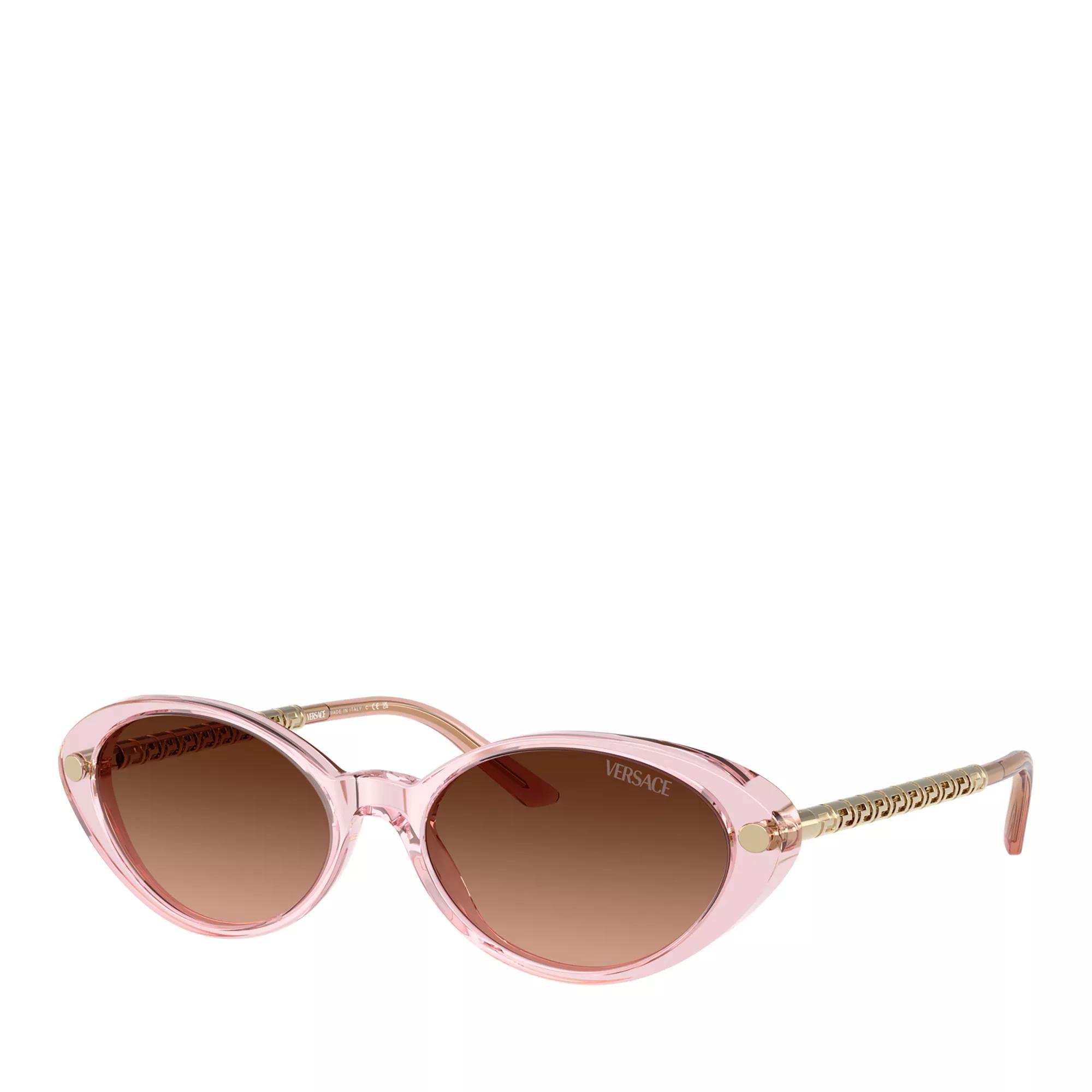 Pink transparent sunglasses online